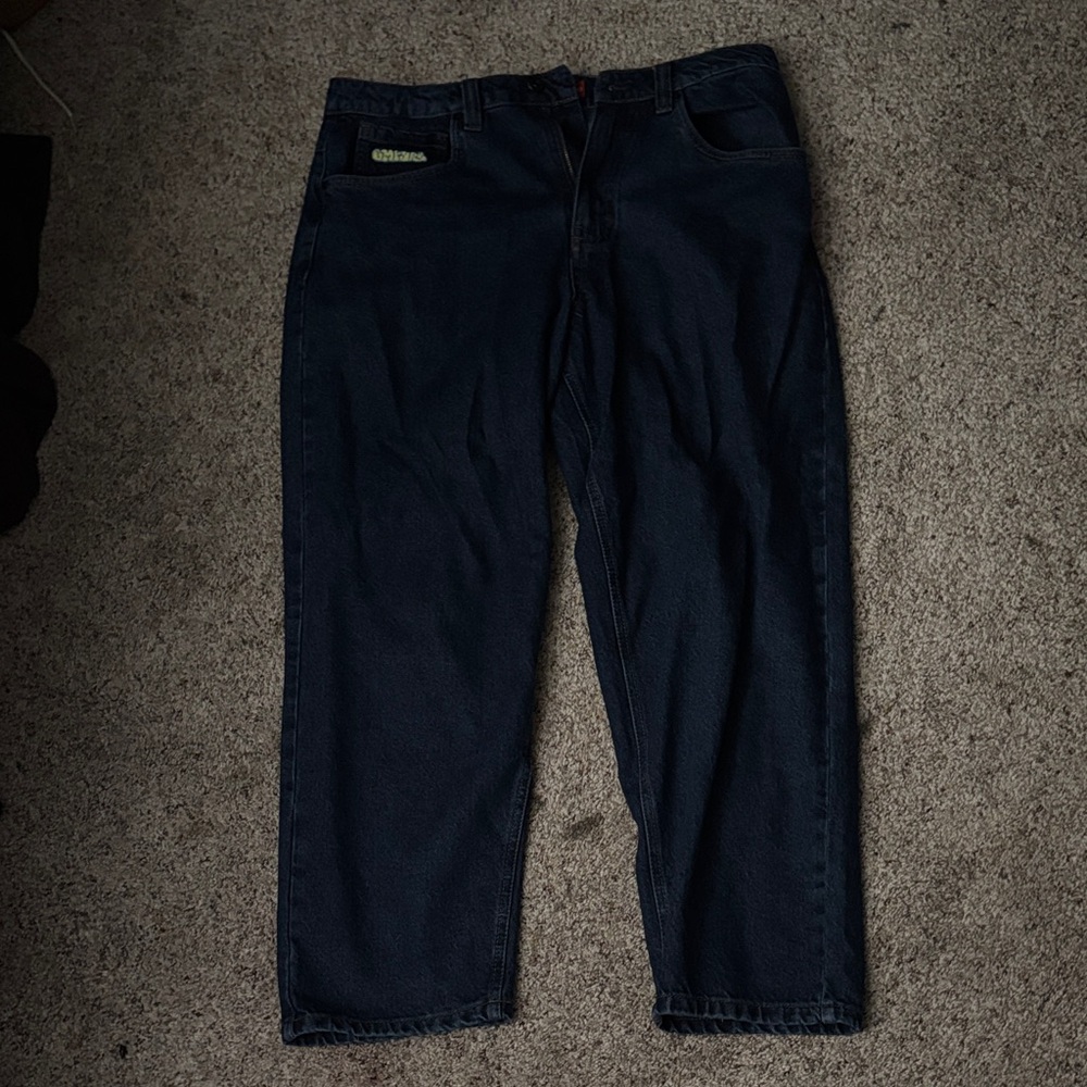 Empyre Men's Deep Indigo Relaxed Jeans